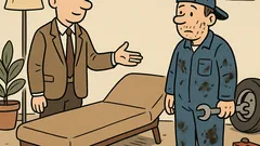 Dowcip: Facet zgłasza się do psychiatry...